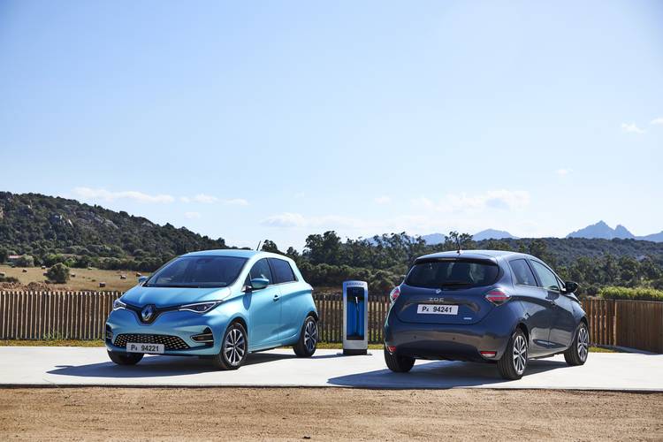 Renault Zoe facelift 2019 ładowanie